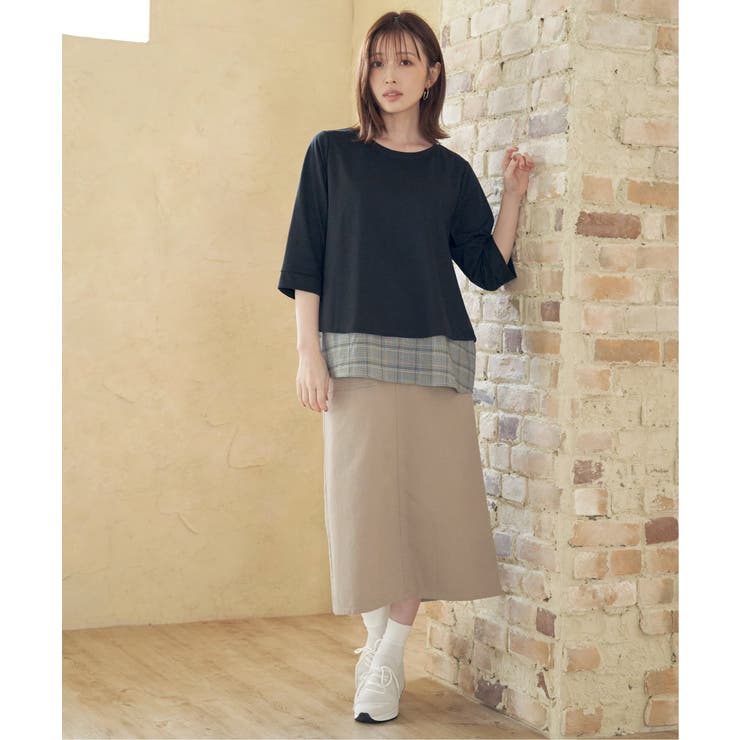 【雑誌InRed10月号掲載】ストレッチIラインスカート | ikka  | 詳細画像24 