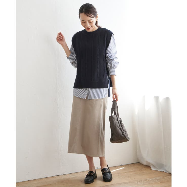 【雑誌InRed10月号掲載】ストレッチIラインスカート | ikka  | 詳細画像27 