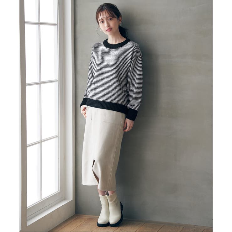 GOKU楽フェイクスエードスカート | ikka  | 詳細画像7 