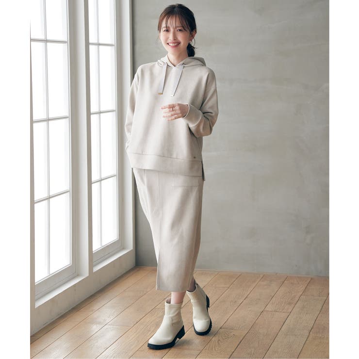 GOKU楽フェイクスエードスカート | ikka  | 詳細画像8 