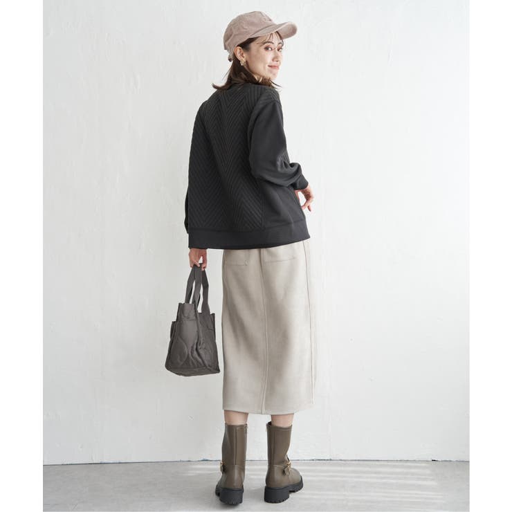 GOKU楽フェイクスエードスカート | ikka  | 詳細画像13 