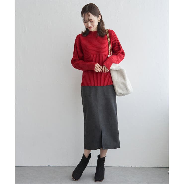 GOKU楽フェイクスエードスカート | ikka  | 詳細画像16 