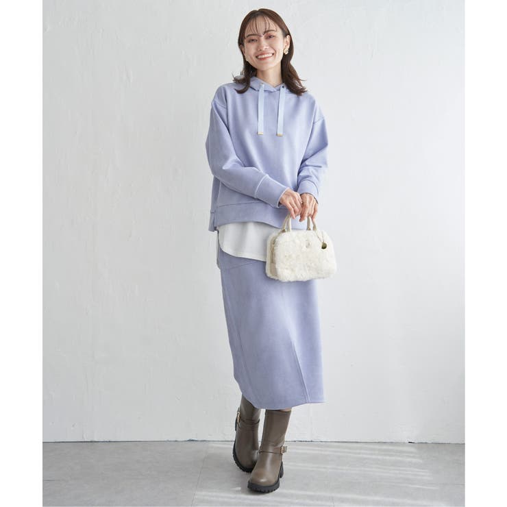 GOKU楽フェイクスエードスカート | ikka  | 詳細画像19 