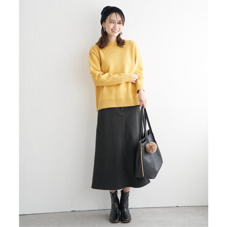 ボンディングロングスカート | ikka  | 詳細画像9 