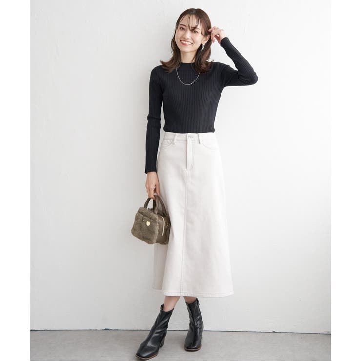 ボンディングロングスカート | ikka  | 詳細画像17 