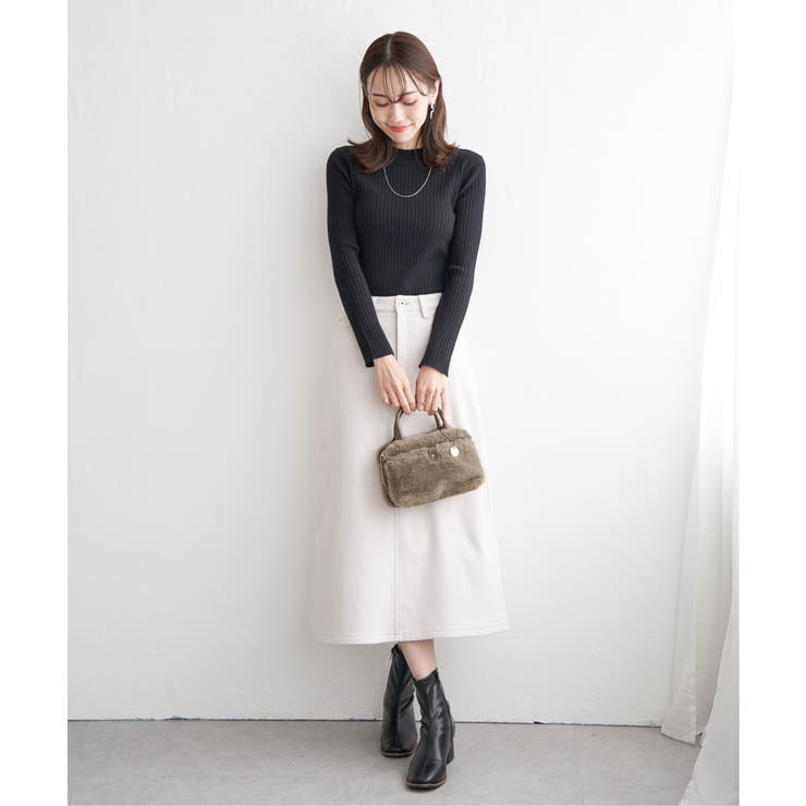 ボンディングロングスカート | ikka  | 詳細画像18 