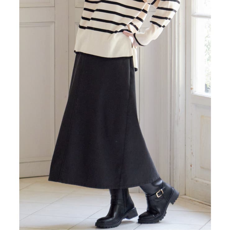 ボンディングロングスカート | ikka  | 詳細画像1 