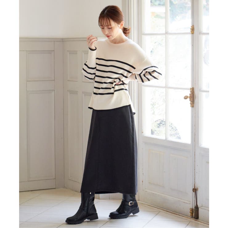 ボンディングロングスカート | ikka  | 詳細画像5 