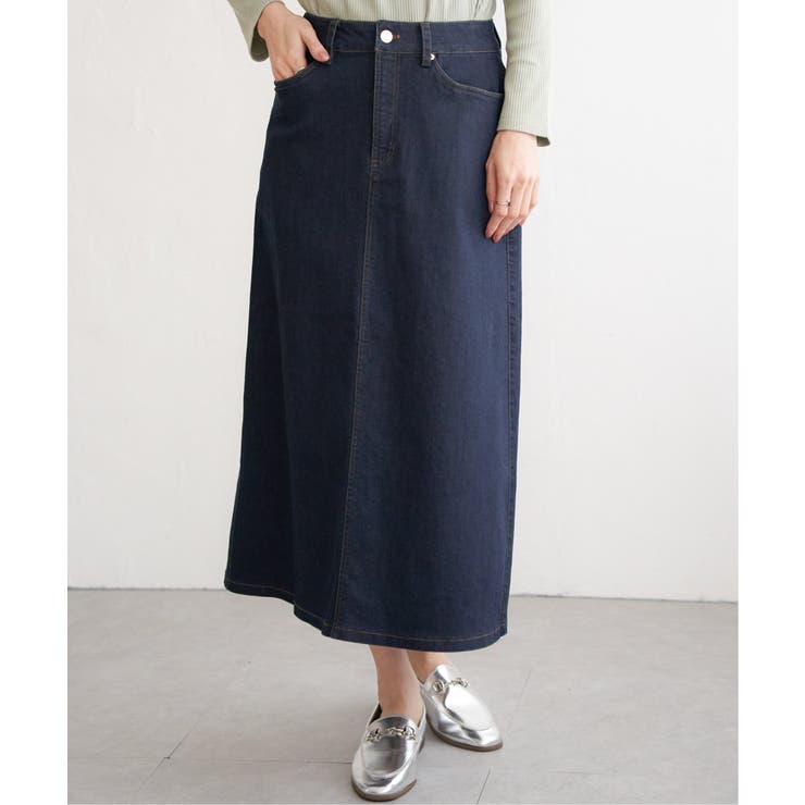 デニムロングスカート[品番：IKAW0021756]｜ikka （イッカ）の