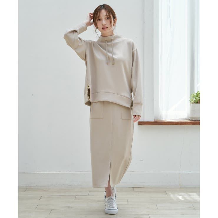 GOKU楽鹿の子ダンボールスカート | ikka  | 詳細画像8 