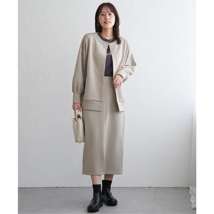 GOKU楽鹿の子ダンボールスカート | ikka  | 詳細画像13 