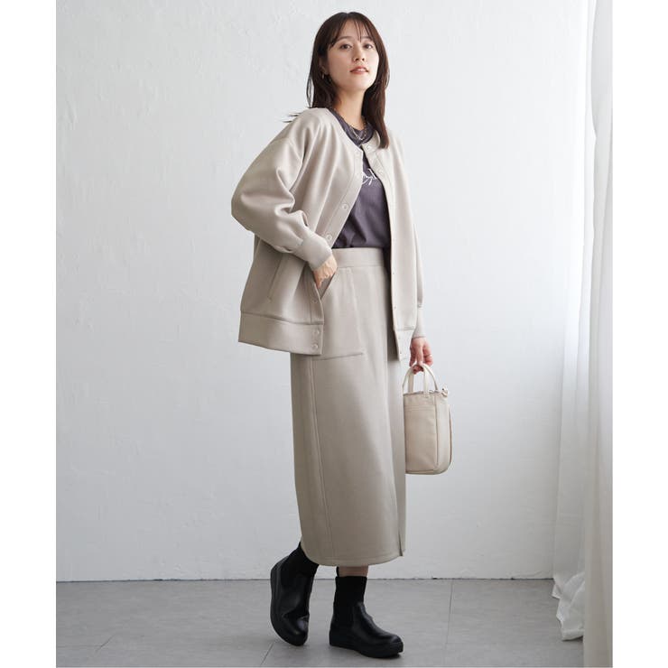 GOKU楽鹿の子ダンボールスカート | ikka  | 詳細画像14 