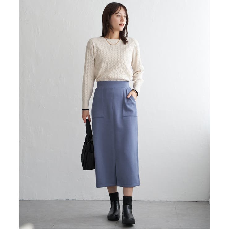 GOKU楽鹿の子ダンボールスカート | ikka  | 詳細画像23 