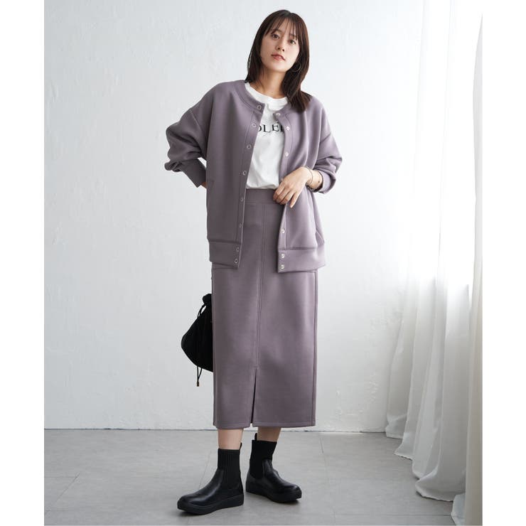 GOKU楽鹿の子ダンボールスカート | ikka  | 詳細画像26 