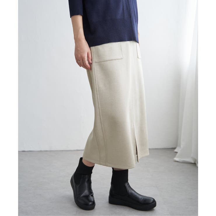 【雑誌InRed1月号掲載】フェイクスエードスカート【親子コーデ】 | ikka  | 詳細画像11 