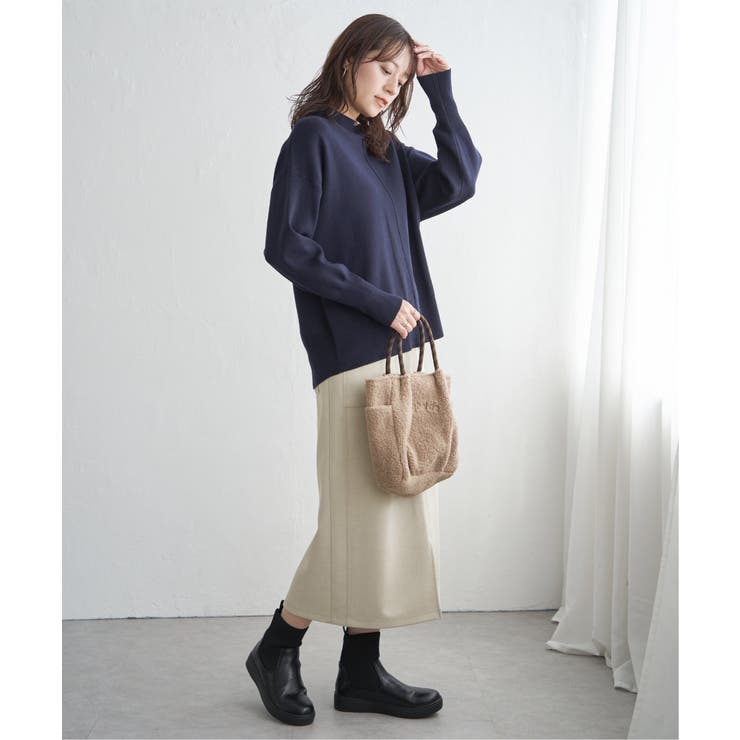 【雑誌InRed1月号掲載】フェイクスエードスカート【親子コーデ】 | ikka  | 詳細画像13 