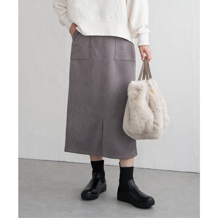 【雑誌InRed1月号掲載】フェイクスエードスカート【親子コーデ】 | ikka  | 詳細画像29 