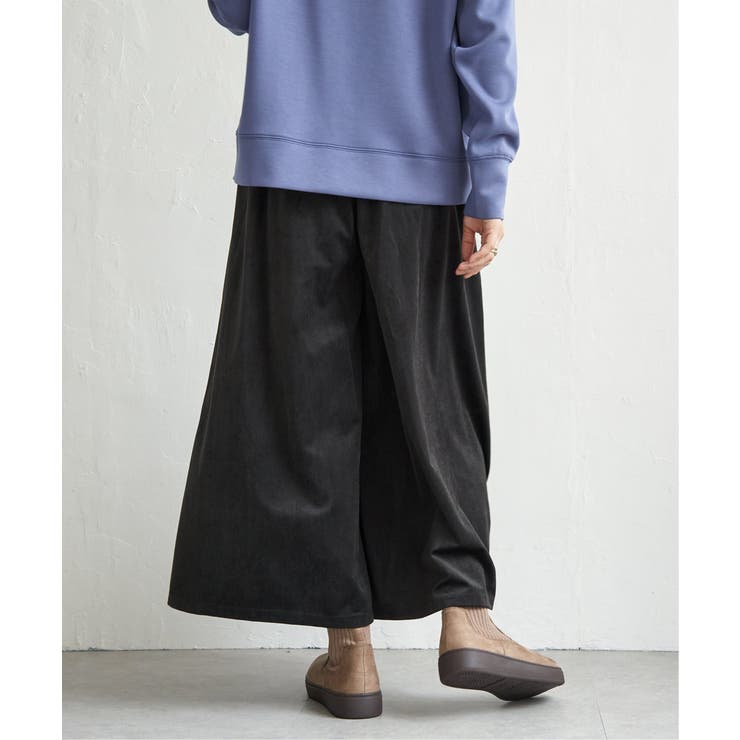 ベロアツイルラップ風スカーチョ | ikka  | 詳細画像19 