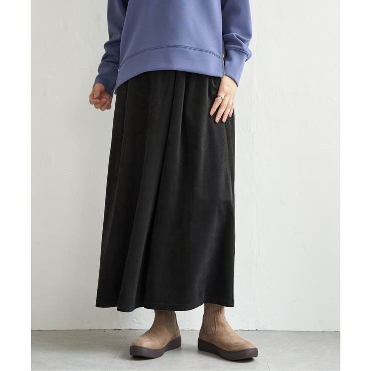 ベロアツイルラップ風スカーチョ | ikka  | 詳細画像20 