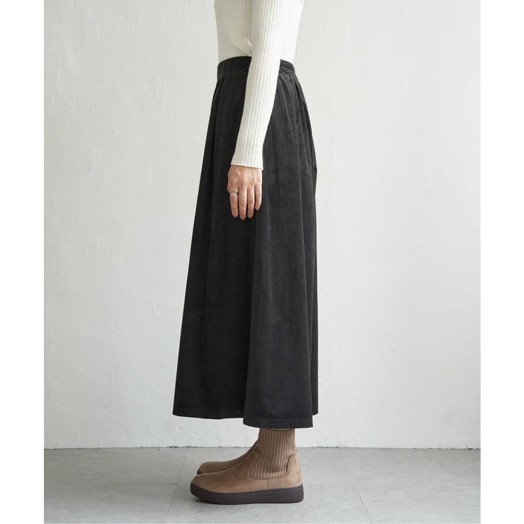 ベロアツイルラップ風スカーチョ | ikka  | 詳細画像29 