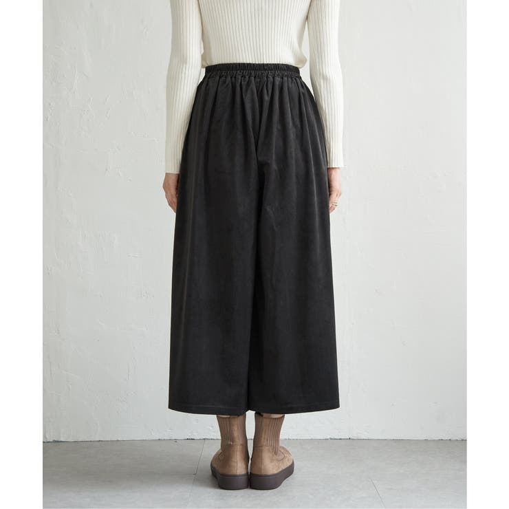 ベロアツイルラップ風スカーチョ | ikka  | 詳細画像30 