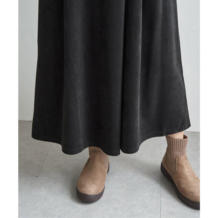 ベロアツイルラップ風スカーチョ | ikka  | 詳細画像34 