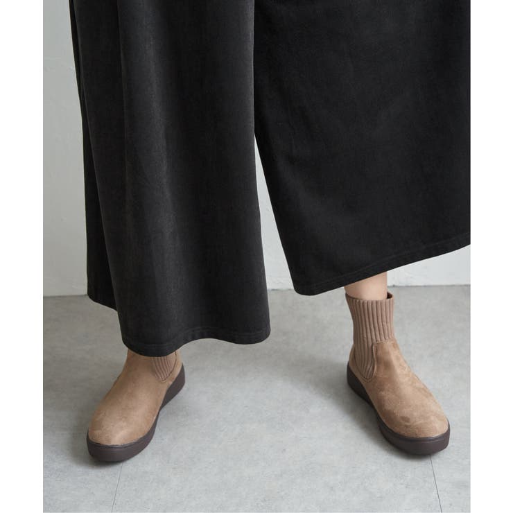 ベロアツイルラップ風スカーチョ | ikka  | 詳細画像35 