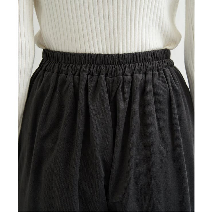 ベロアツイルラップ風スカーチョ | ikka  | 詳細画像36 