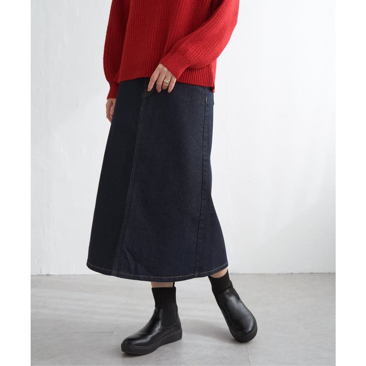デニムロングスカート | ikka  | 詳細画像7 