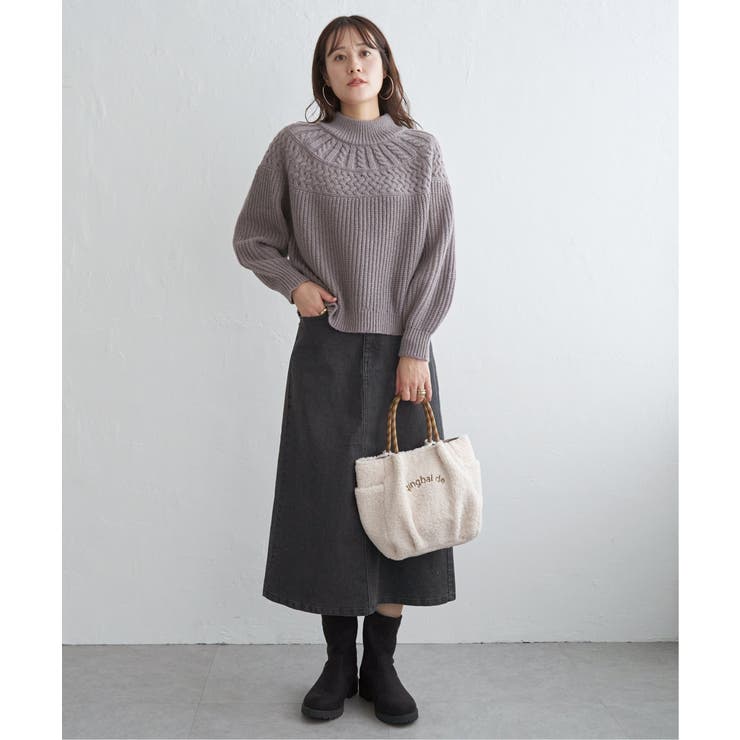 デニムロングスカート | ikka  | 詳細画像22 