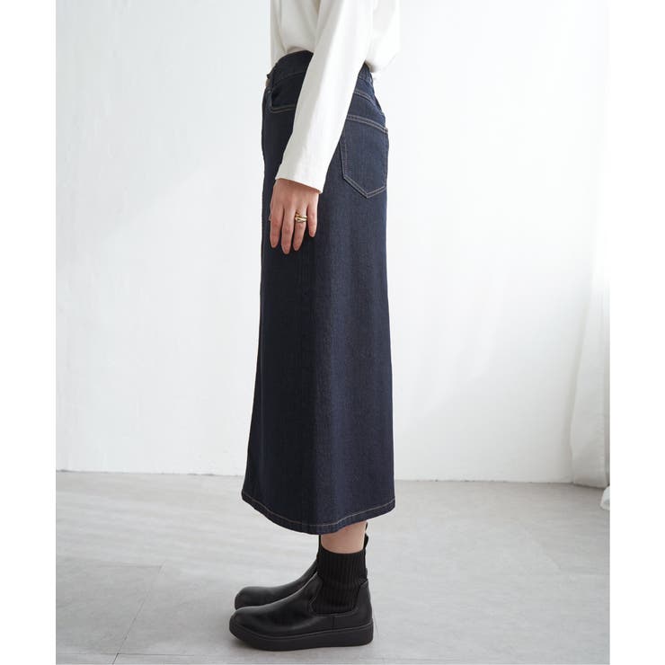 デニムロングスカート | ikka  | 詳細画像26 