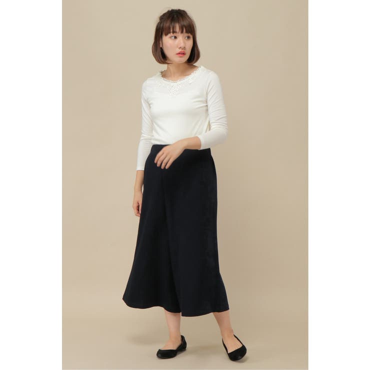 ベロアラップガウチョパンツ[品番：IKAW0009993]｜ikka （イッカ）の