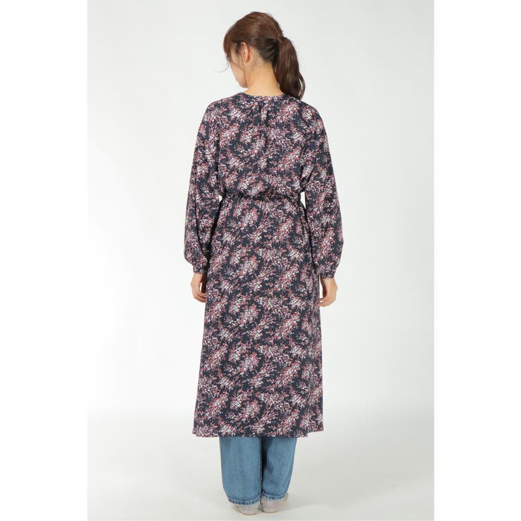 花柄カシュクール風ワンピース 品番 Ikaw Ikka イッカ のレディースファッション通販 Shoplist ショップリスト