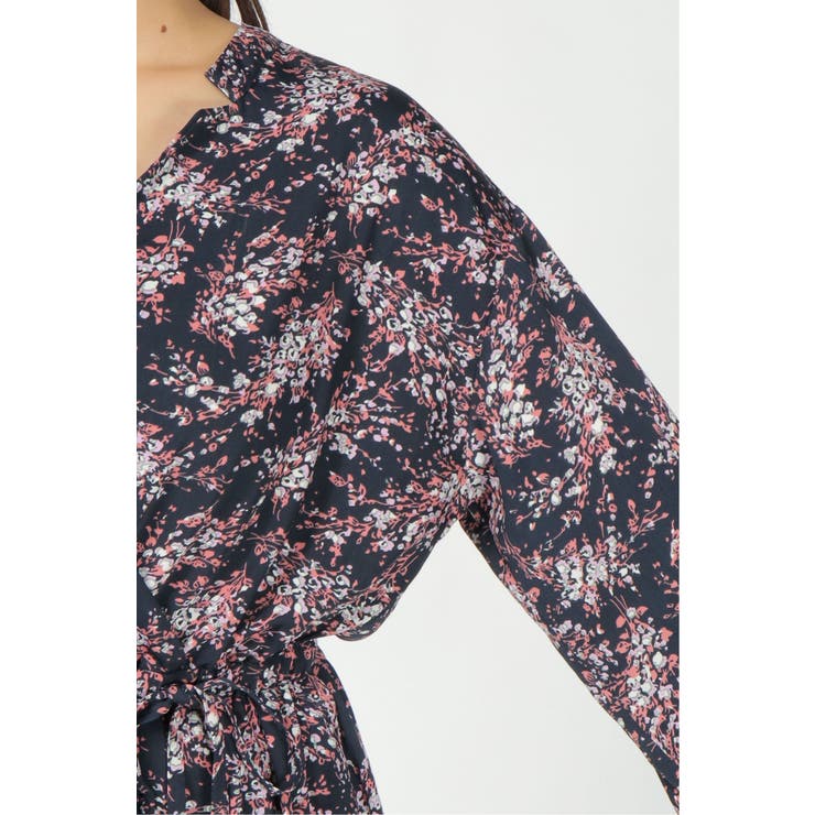 花柄カシュクール風ワンピース 品番 Ikaw Ikka イッカ のレディースファッション通販 Shoplist ショップリスト