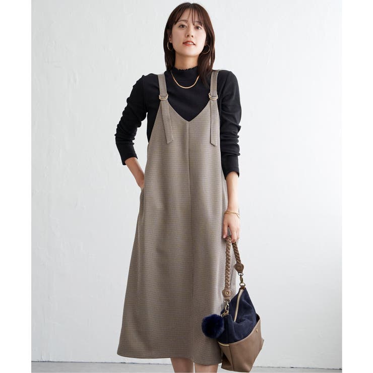 【親子コーデ】前後2WAYバックル付きジャンパースカート | ikka  | 詳細画像24 