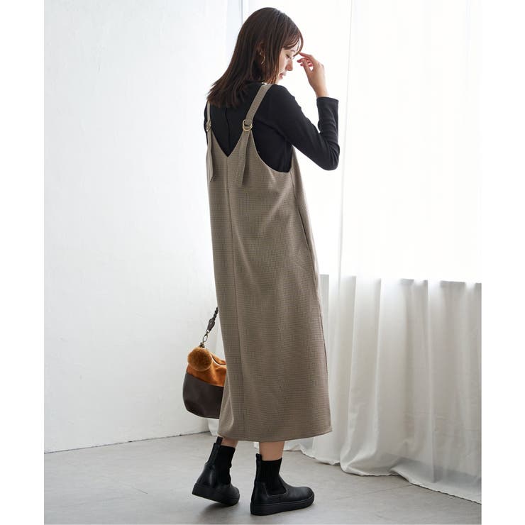 【親子コーデ】前後2WAYバックル付きジャンパースカート | ikka  | 詳細画像27 