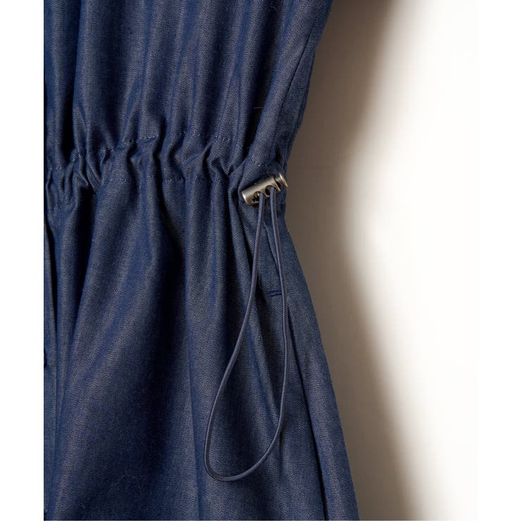 バンドカラーウエストドロストワンピース | ikka  | 詳細画像25 