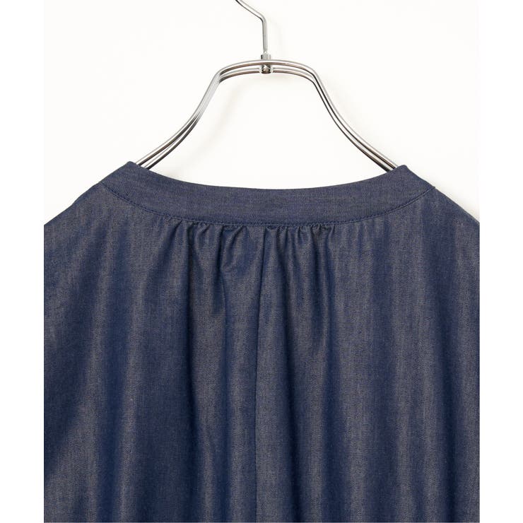 バンドカラーウエストドロストワンピース | ikka  | 詳細画像27 