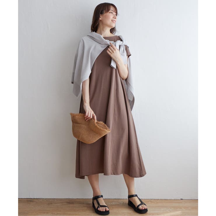 バックリボンカットワンピース | ikka  | 詳細画像7