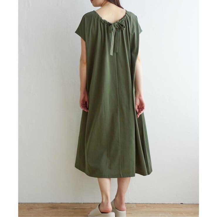 バックリボンカットワンピース | ikka  | 詳細画像9