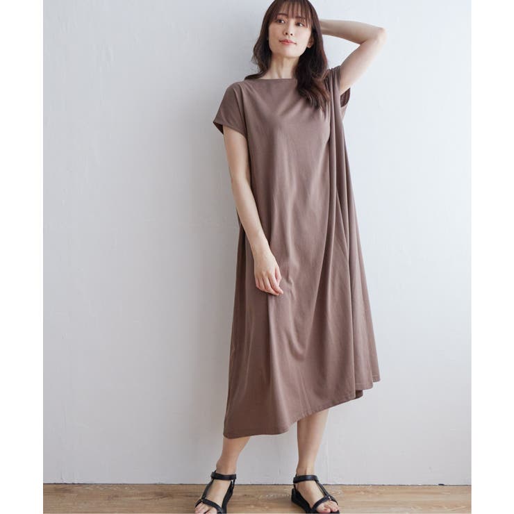 コーヒー | バックリボンカットワンピース | ikka
