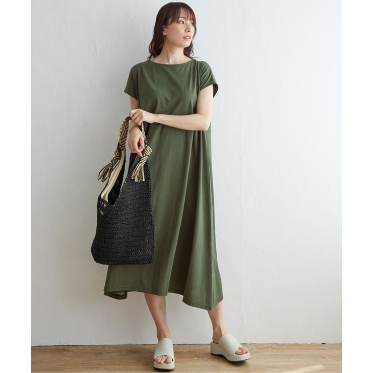 バックリボンカットワンピース | ikka  | 詳細画像3