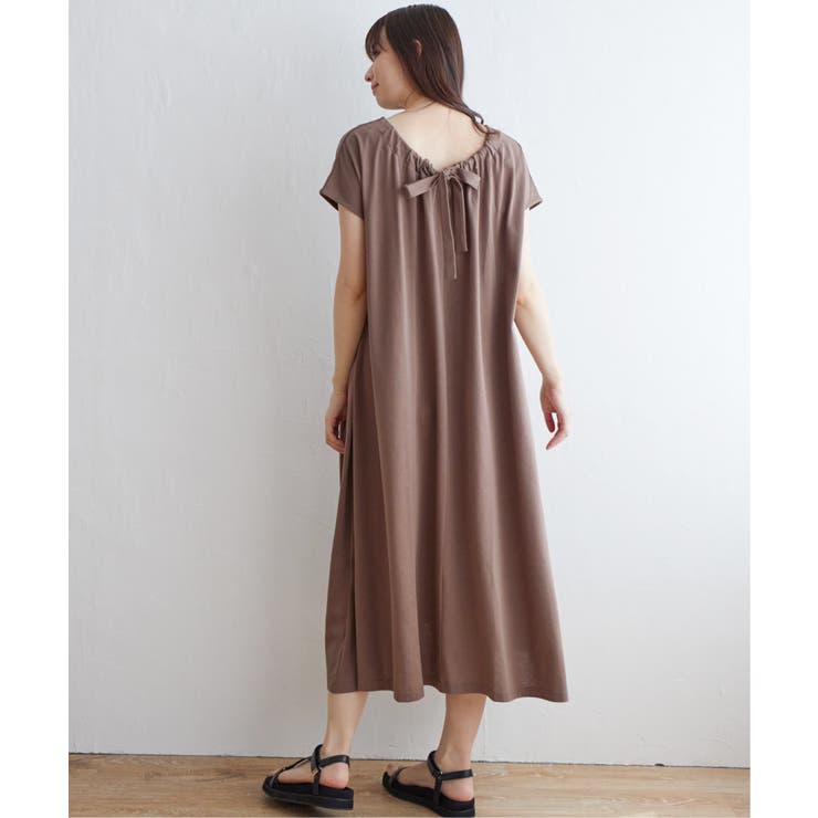 バックリボンカットワンピース | ikka  | 詳細画像6