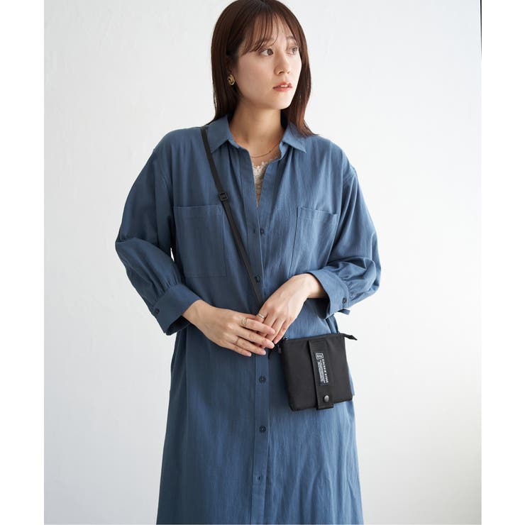 コットンスキッパーシャツワンピース | ikka  | 詳細画像15 