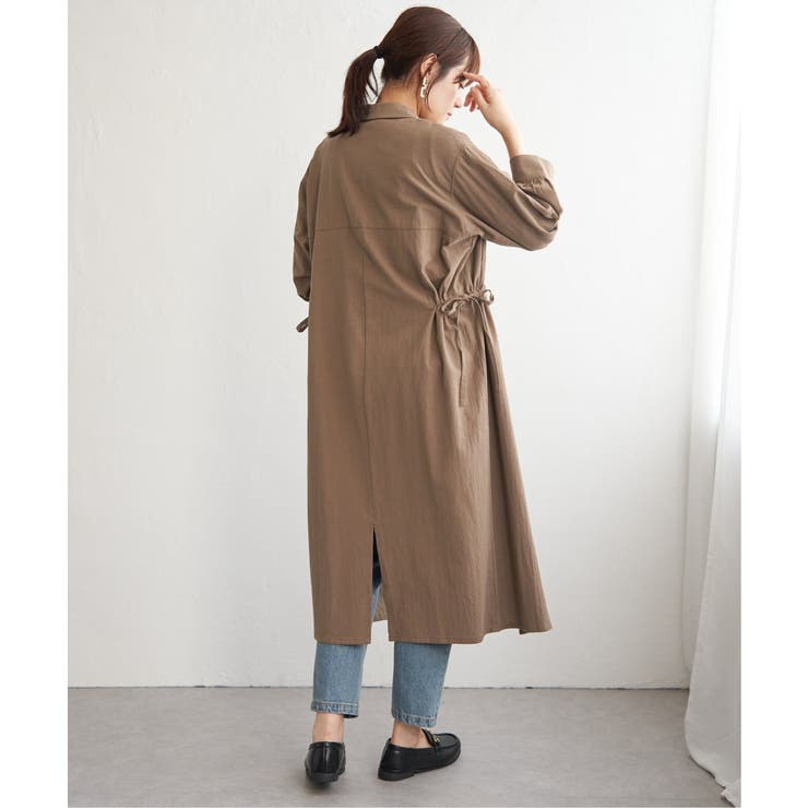 コットンスキッパーシャツワンピース | ikka  | 詳細画像21 