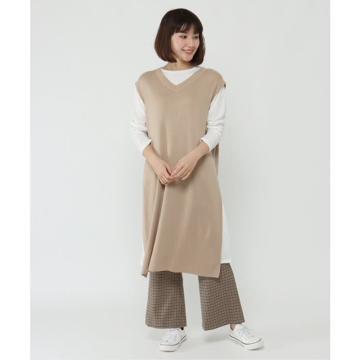ニットロングベストアンサンブル 品番 Ikaw Ikka イッカ のレディースファッション通販 Shoplist ショップリスト
