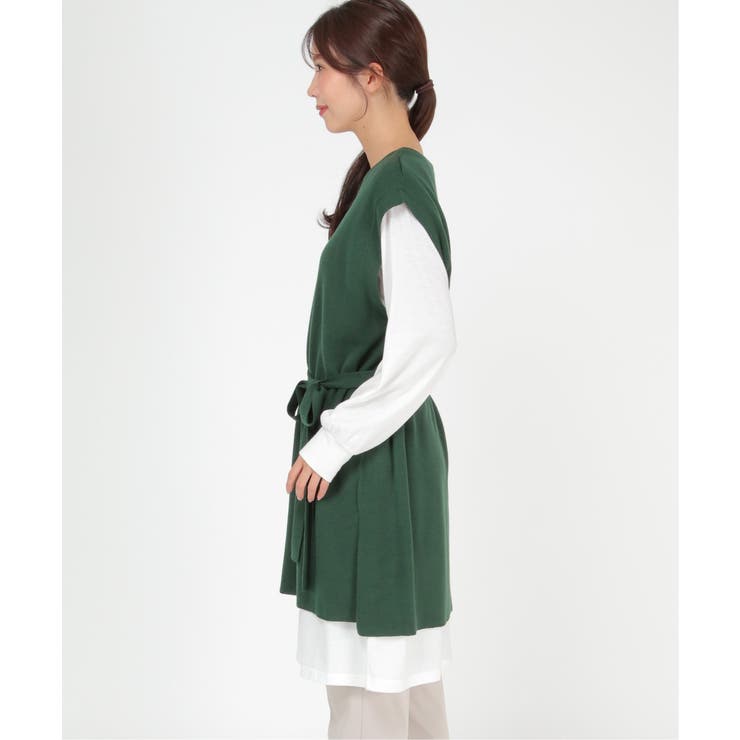 ニットベストアンサンブルワンピース | ikka  | 詳細画像2 