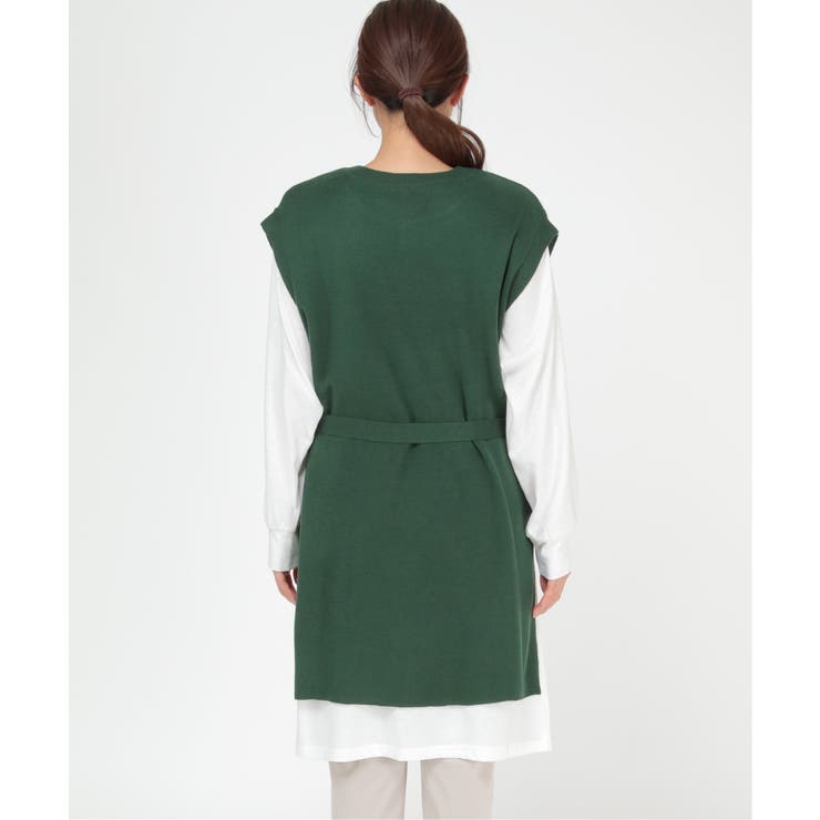 ニットベストアンサンブルワンピース | ikka  | 詳細画像3 