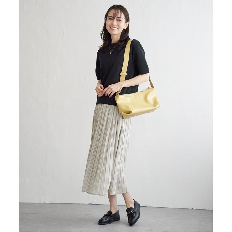 ラメパフプルオーバープリーツスカートセット | ikka  | 詳細画像11 