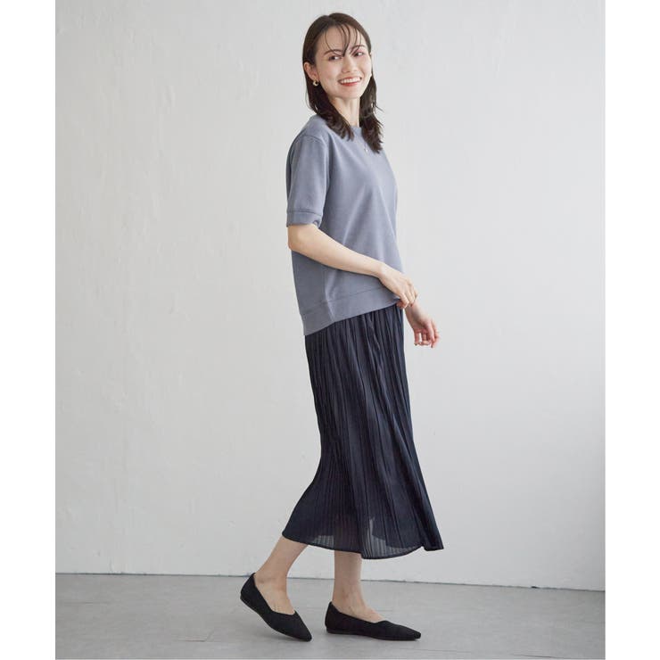 ラメパフプルオーバープリーツスカートセット | ikka  | 詳細画像16 